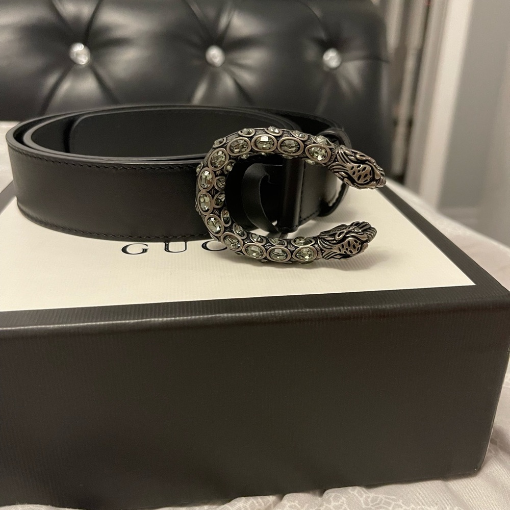 Gucci snake belt
